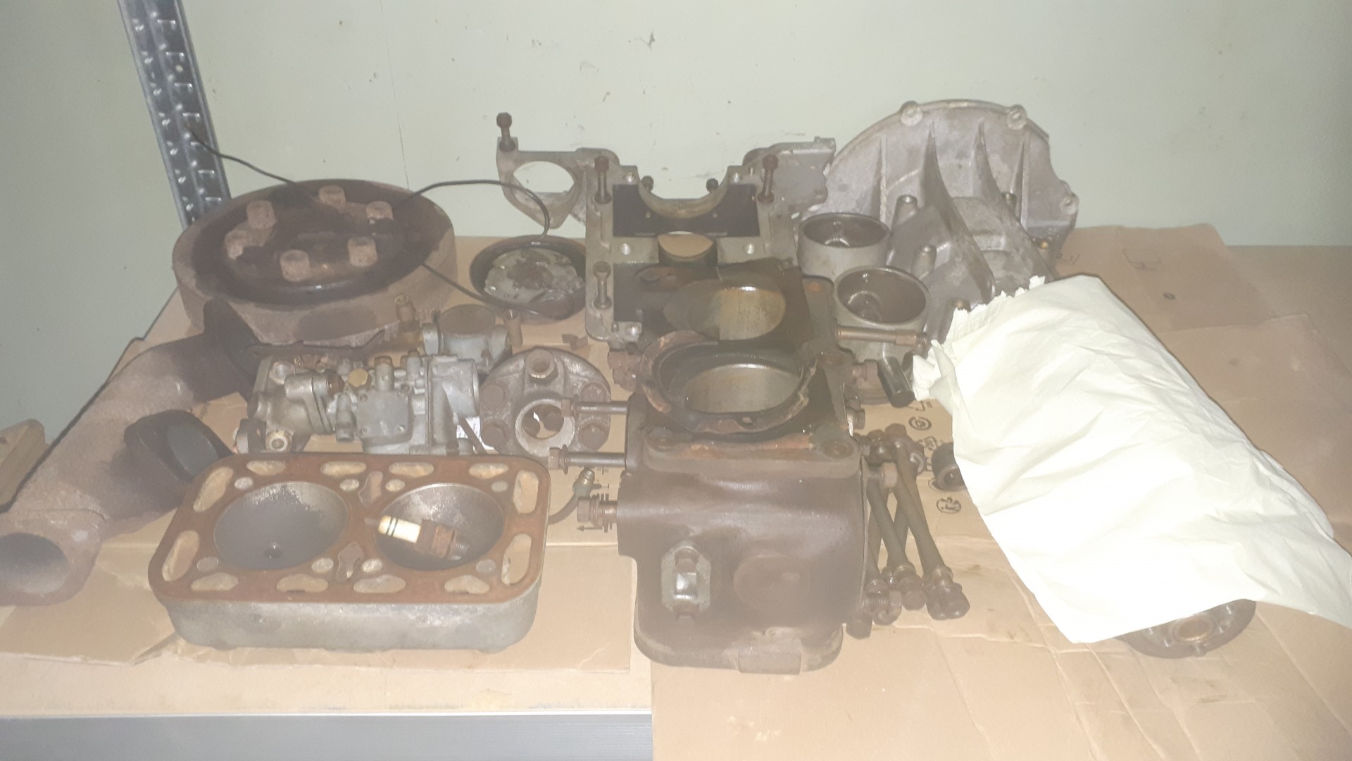 Demonterad motor